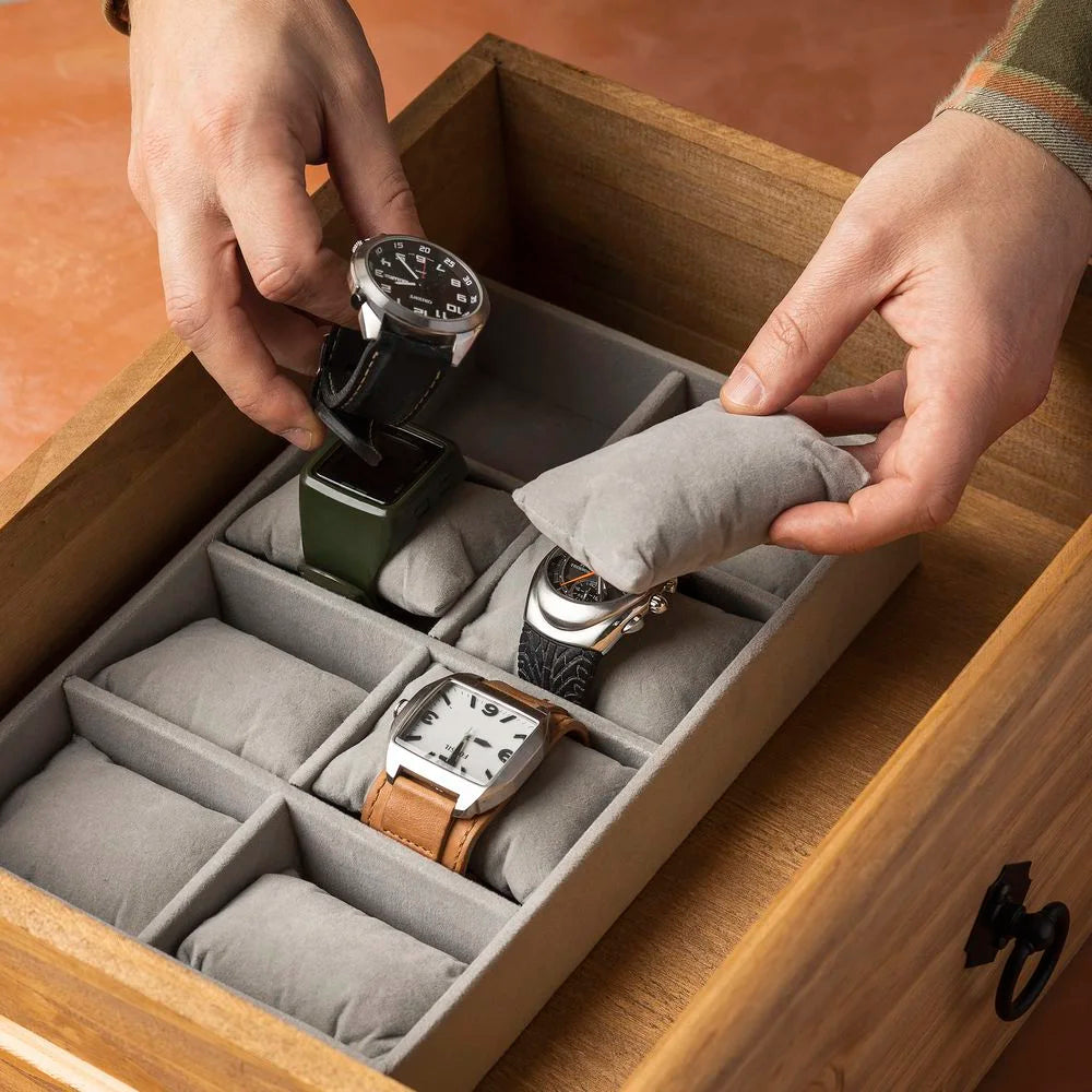 Vanity Watch Organizer with 8 Compartments