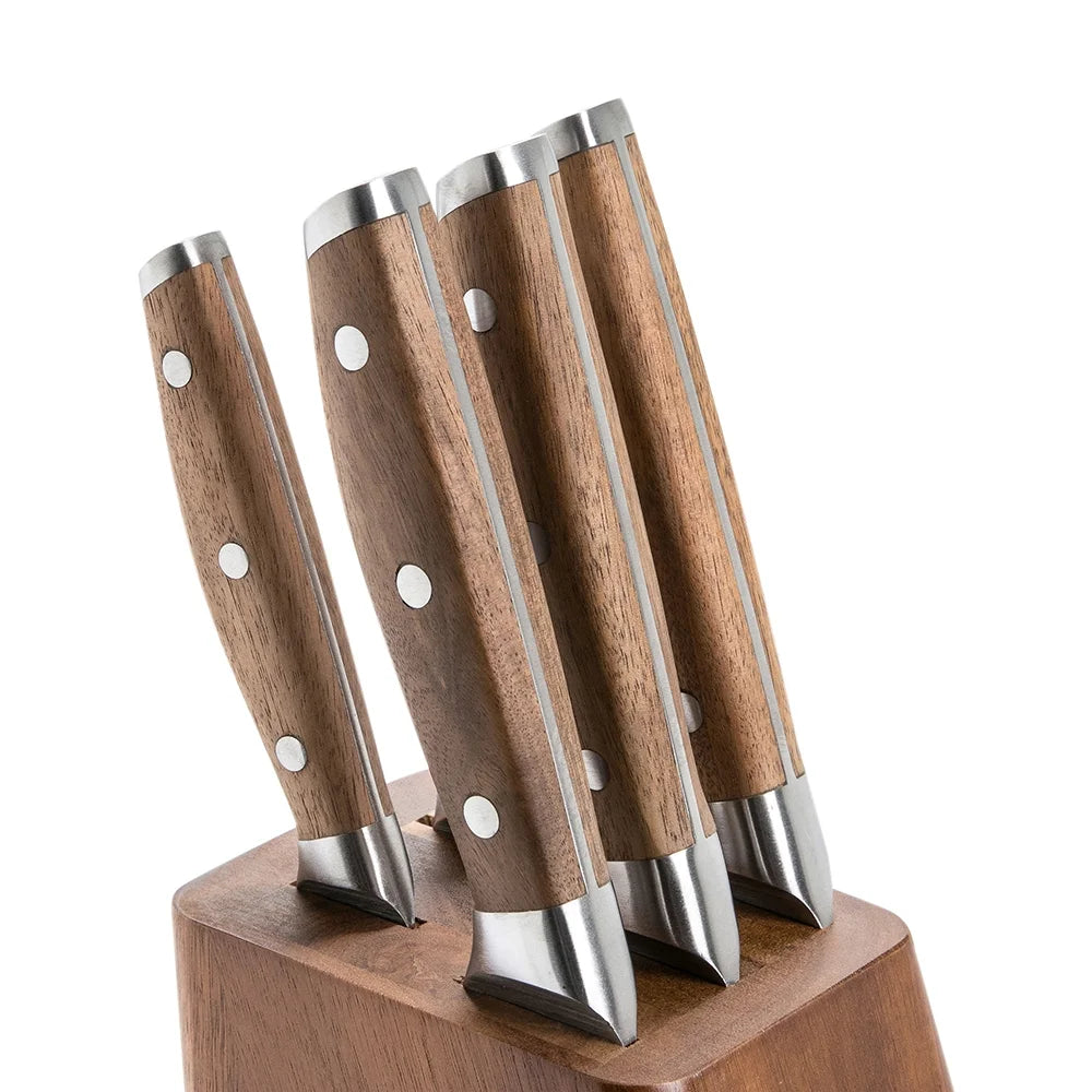 Jersey Home Style Knife Set with Block, 6-Piece