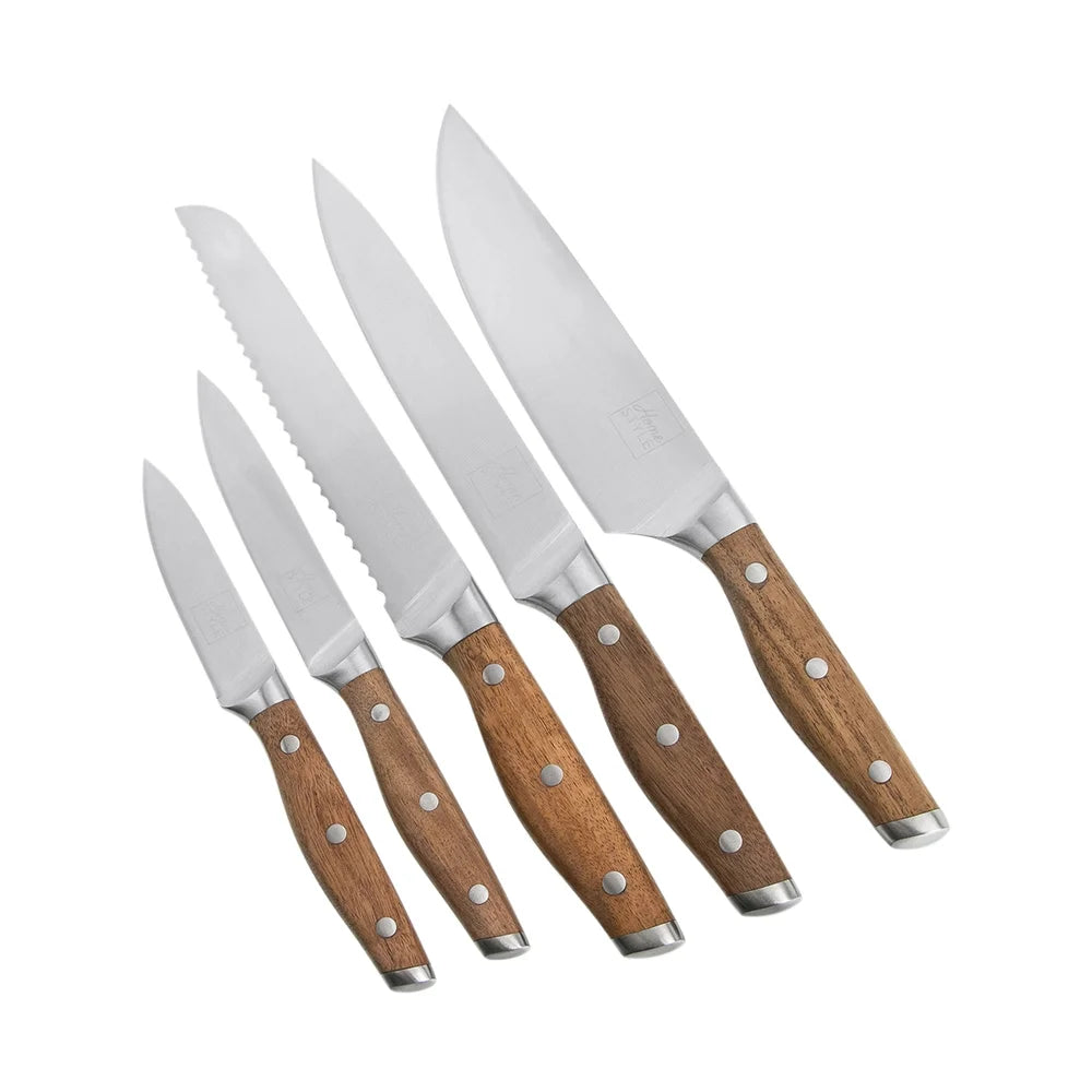 Jersey Home Style Knife Set with Block, 6-Piece