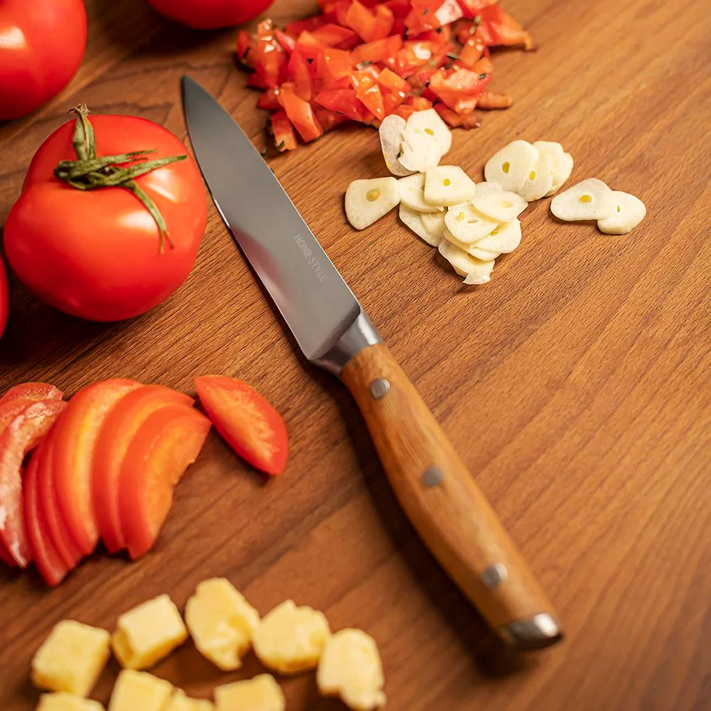 Jersey Home Style Knife Set with Block, 6-Piece