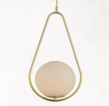 Fallen Globe Pendant Chandelier Bivolt Gold