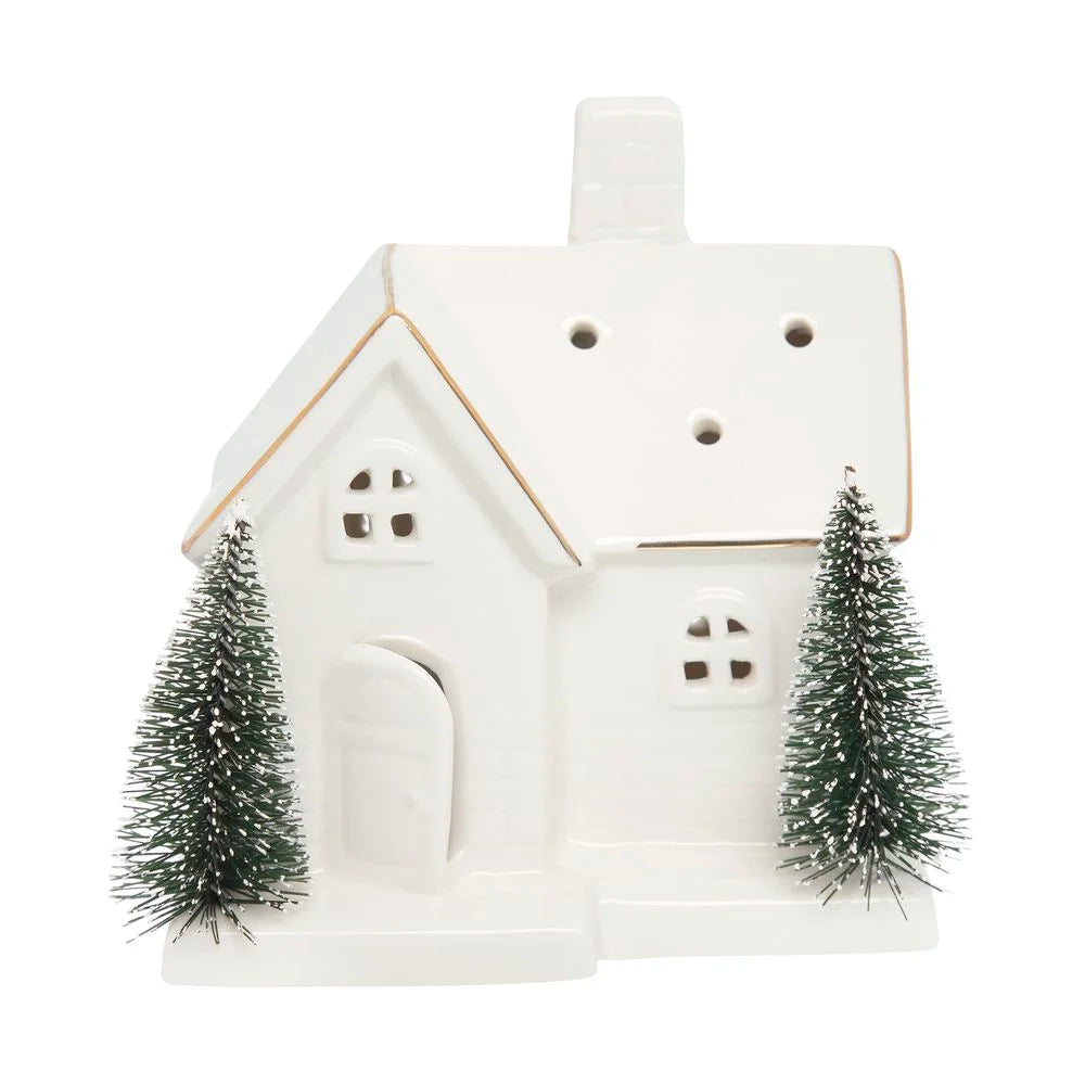 Joy Family Led House Ornament 12 cm