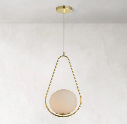 Fallen Globe Pendant Chandelier Bivolt Gold