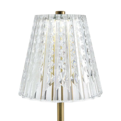 Wolff Lumina LED Table Lamp, Gold, Bivolt, Battery Operated