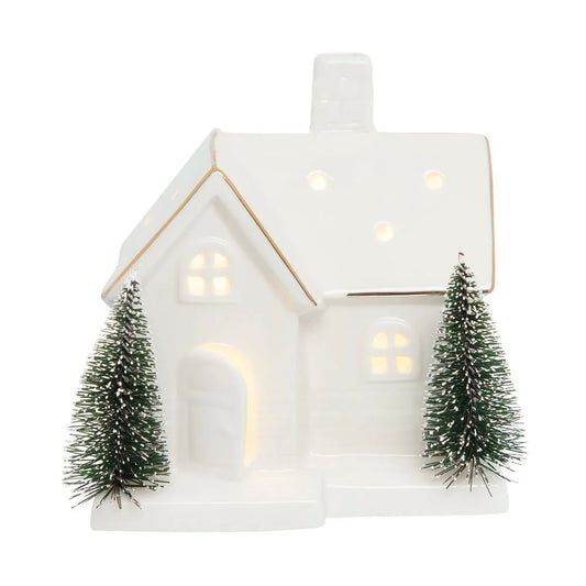 Joy Family Led House Ornament 12 cm
