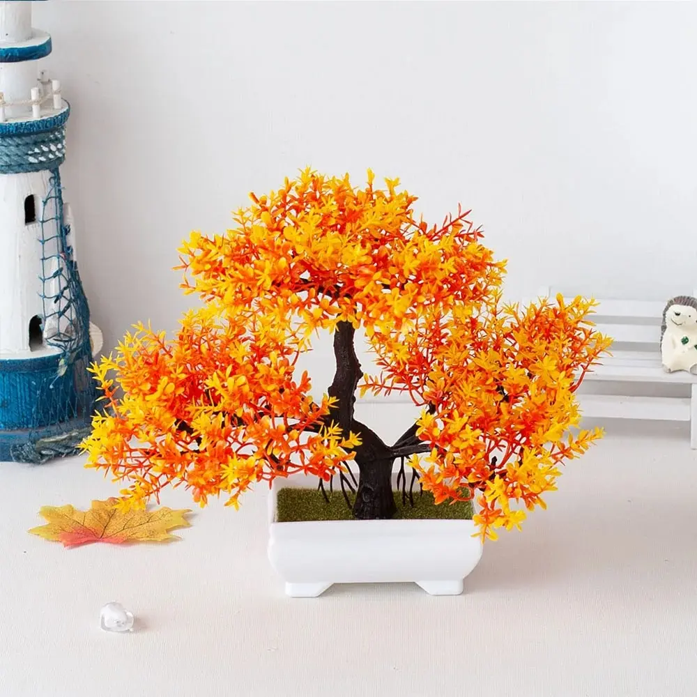 Artificial Realistic Artificial Bonsai Tree In Small Pot For Home Table Decoration Decoration Garden Arrangement Ornaments