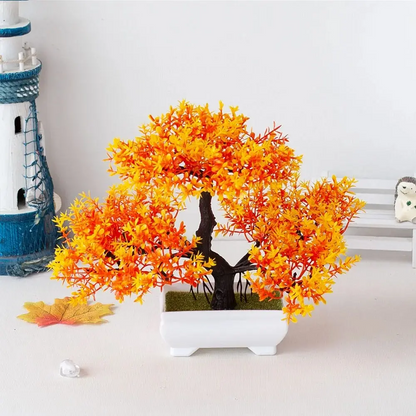 Artificial Realistic Artificial Bonsai Tree In Small Pot For Home Table Decoration Decoration Garden Arrangement Ornaments