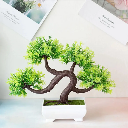 Artificial Realistic Artificial Bonsai Tree In Small Pot For Home Table Decoration Decoration Garden Arrangement Ornaments