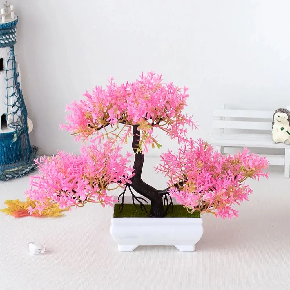 Artificial Realistic Artificial Bonsai Tree In Small Pot For Home Table Decoration Decoration Garden Arrangement Ornaments
