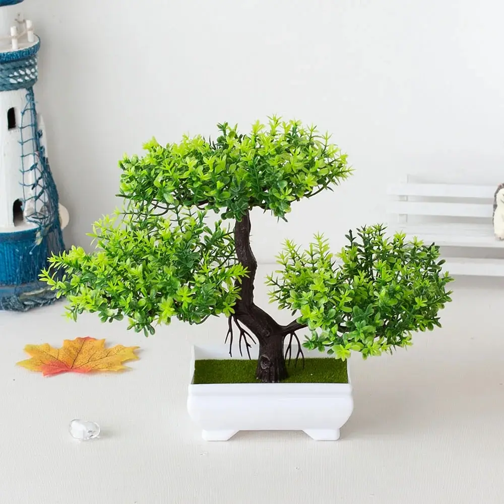 Artificial Realistic Artificial Bonsai Tree In Small Pot For Home Table Decoration Decoration Garden Arrangement Ornaments