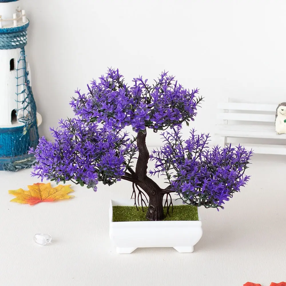 Artificial Realistic Artificial Bonsai Tree In Small Pot For Home Table Decoration Decoration Garden Arrangement Ornaments